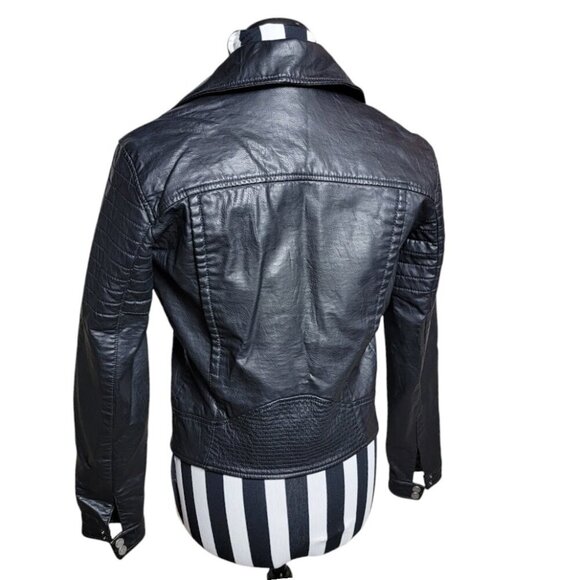 Chic William Rast Moto Jacket - Size XS, Faux Leather, Excellent Condition - Picture 6 of 10